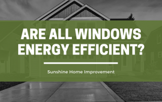 Energy Efficient Windows